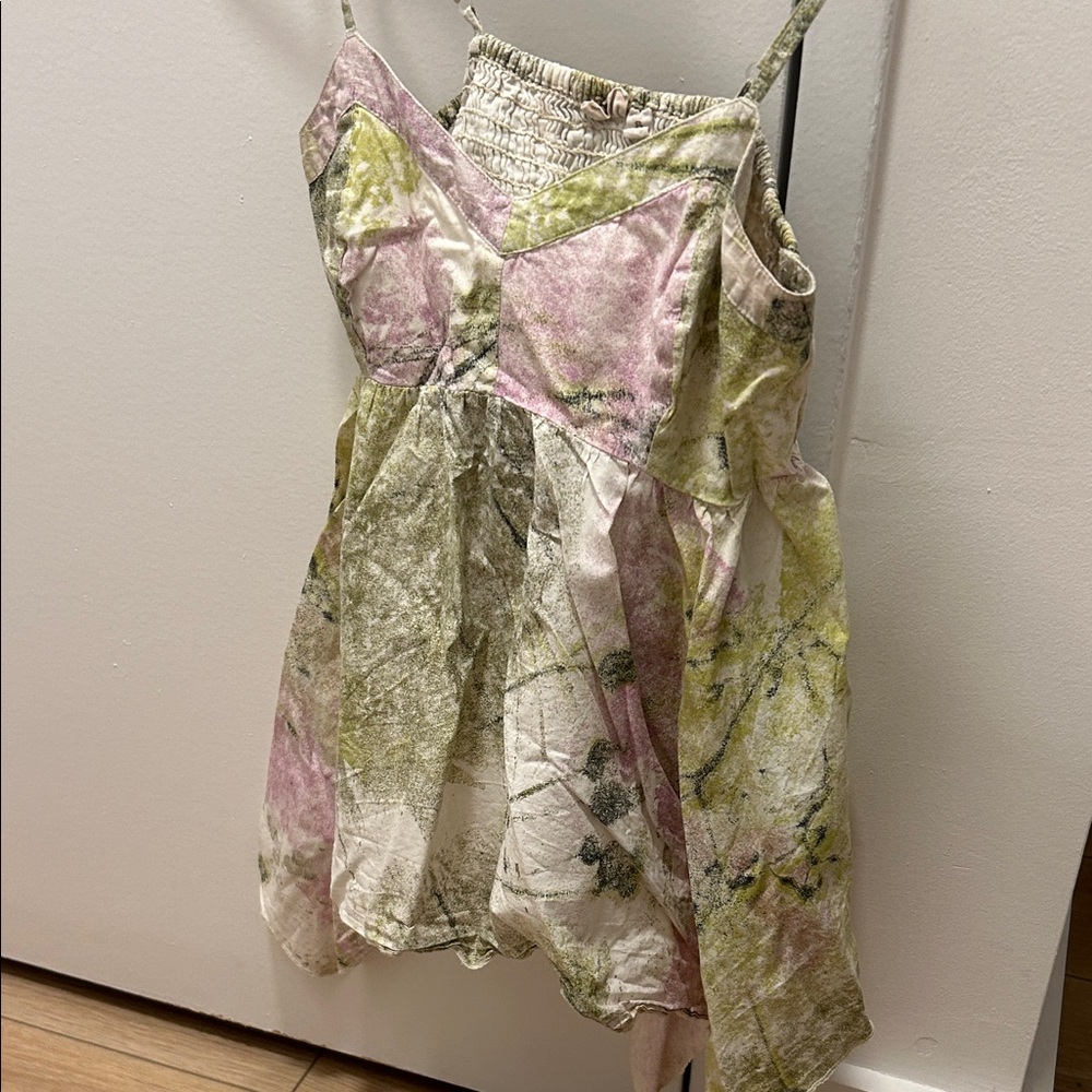 Mudd y2k handkerchief hem fairy top
